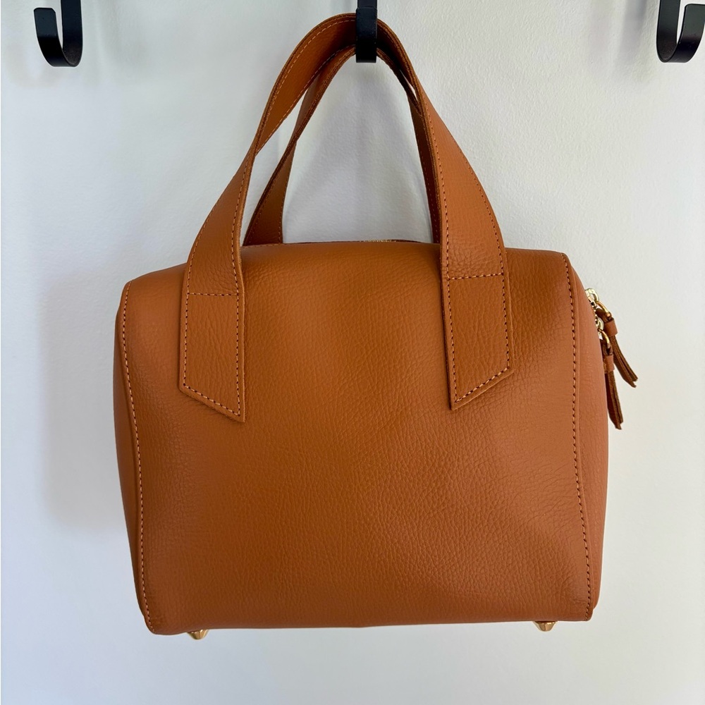 Mark and Graham Genuine Leather Handbag with Shoulder Strap
